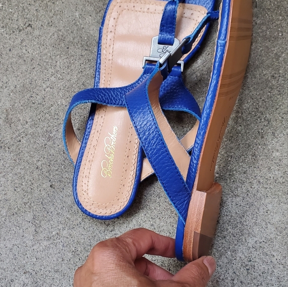 Brooks Brothers Cobalt blue slippers - Picture 2 of 3